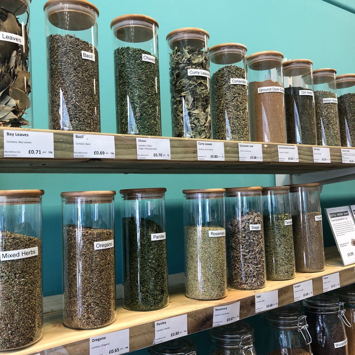 Herbs & Spices Refill Weigh Save