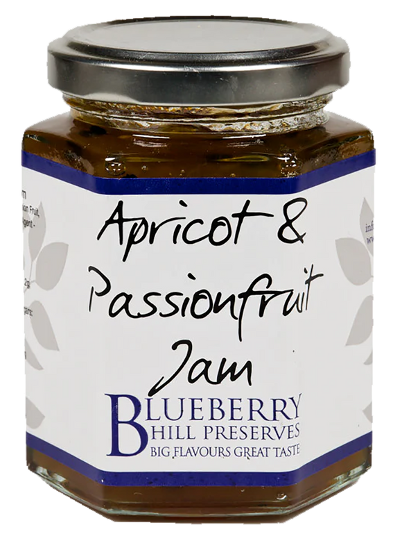 Blueberry Hill Preserves Apricot and Passionfruit Jam - 225g
