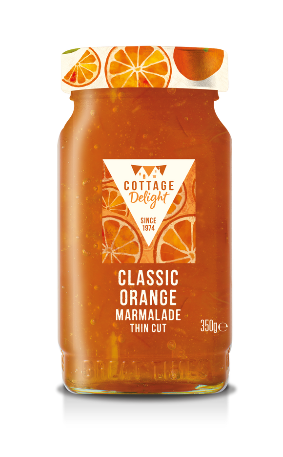 Cottage Delight - Classic Orange Marmalade Thin Cut - 350g