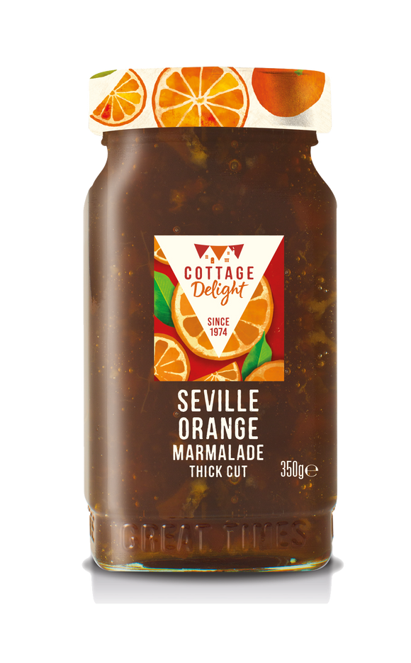 Cottage Delight - Seville Orange Marmalade Thick Cut - 350g