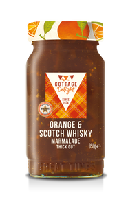 Cottage Delight - Orange & Scotch Whisky Marmalade Thick Cut - 350g