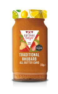 Cottage Delight - Traditional Rhubarb All Butter Curd - 310g