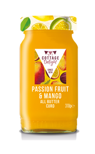 Cottage Delight - Passion Fruit & Mango All Butter Curd - 310g