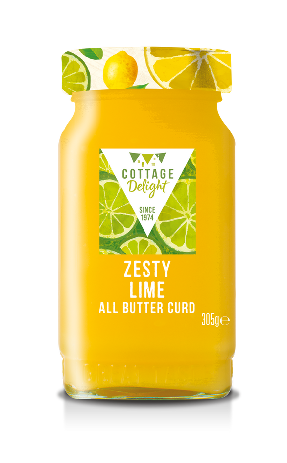 Cottage Delight - Zesty Lime All Butter Curd - 305g