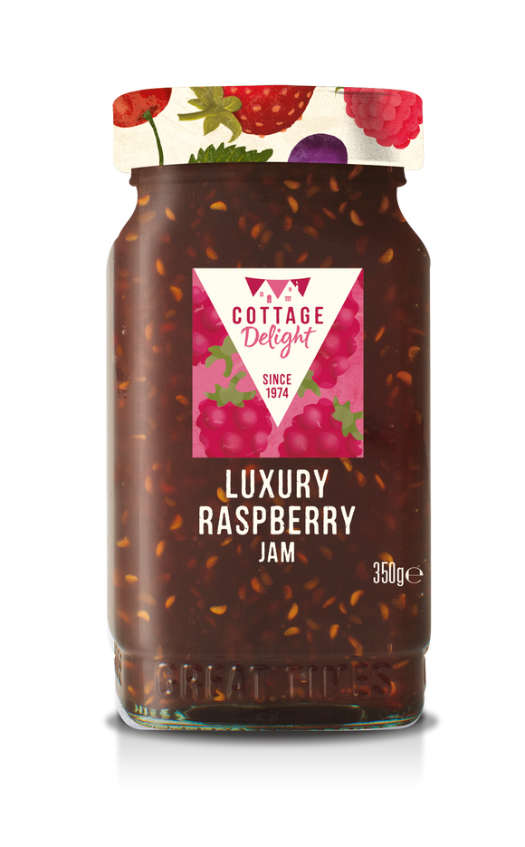 Cottage Delight - Luxury Raspberry Jam - 350g