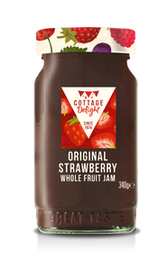 Cottage Delight - Original Strawberry Whole Fruit Jam - 340g