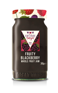 Cottage Delight - Fruity Blackberry Whole Fruit Jam - 340g