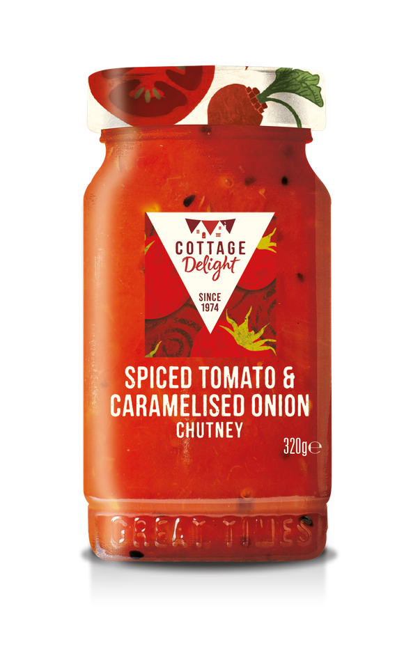 Cottage Delight - Spiced Tomato & Caramelised Onion Chutney - 320g