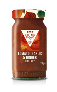 Cottage Delight - Tomato, Garlic & Ginger Chutney - 310g