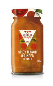Cottage Delight - Spicy Mango & Ginger Chutney - 340g