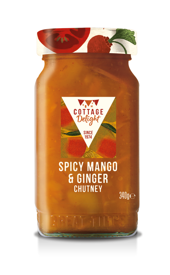 Cottage Delight - Spicy Mango & Ginger Chutney - 340g