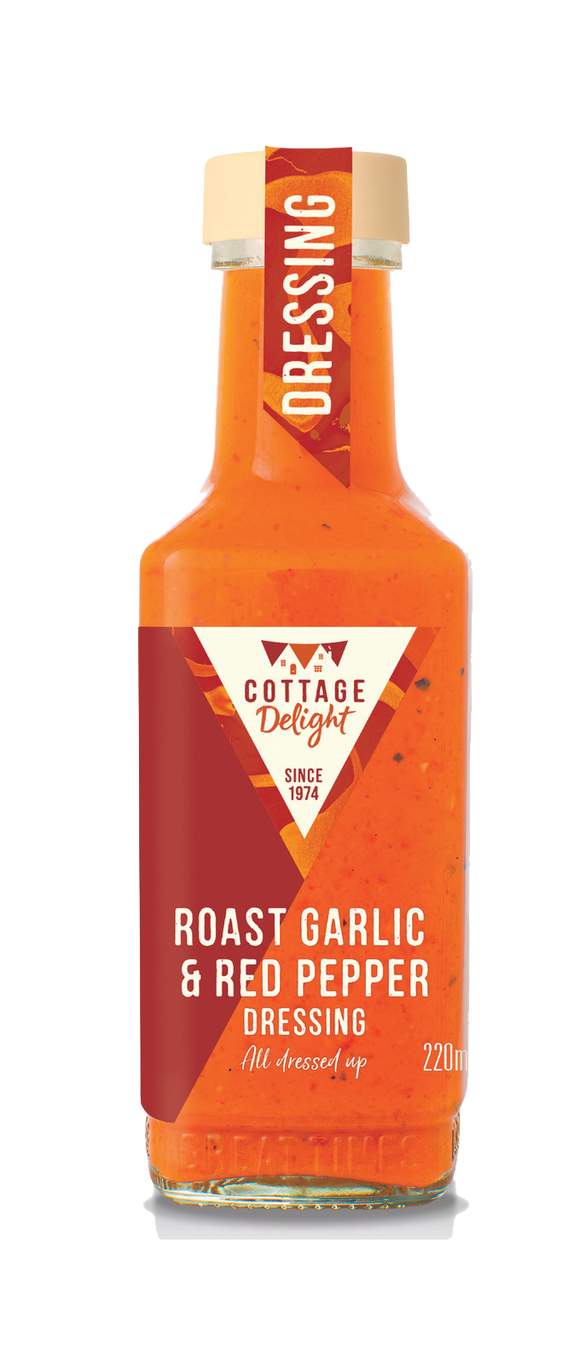 Cottage Delight - Roast Garlic & Red Pepper Dressing - 220ml