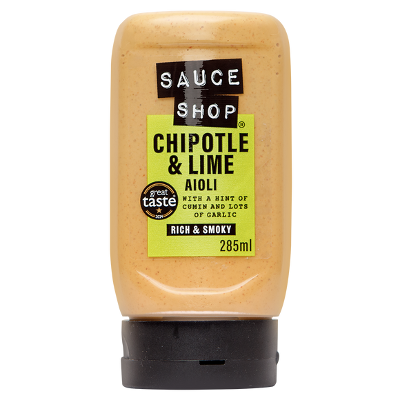 Sauce Shop Chipotle and Lime Aioli - 285ml