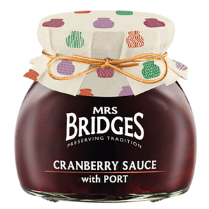Mrs Bridges Cranberry Sauce with Port - 340g
