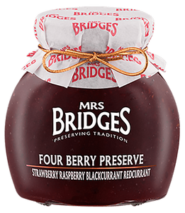 Mrs Bridges Four Berry Preserve - 340g