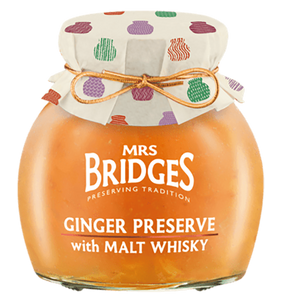 Mrs Bridges Ginger Preserve with Malt Whisky - 340g