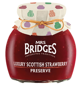 Mrs Bridges Luxury Scottish Strawberry Preserve - 340g