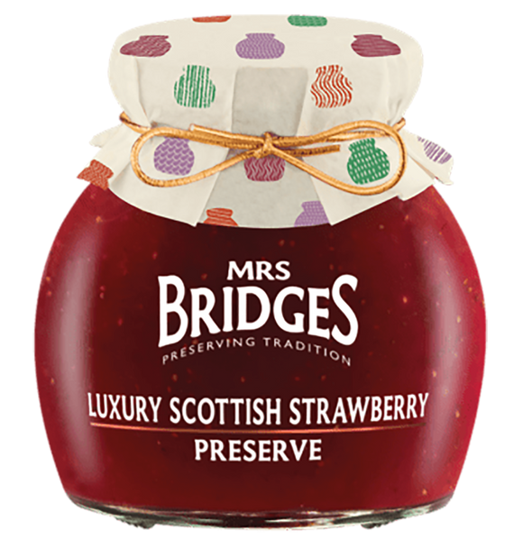 Mrs Bridges Luxury Scottish Strawberry Preserve - 340g