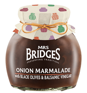 Mrs Bridges Onion Marmalade with Black Olives and Balsamic Vinegar - 285g