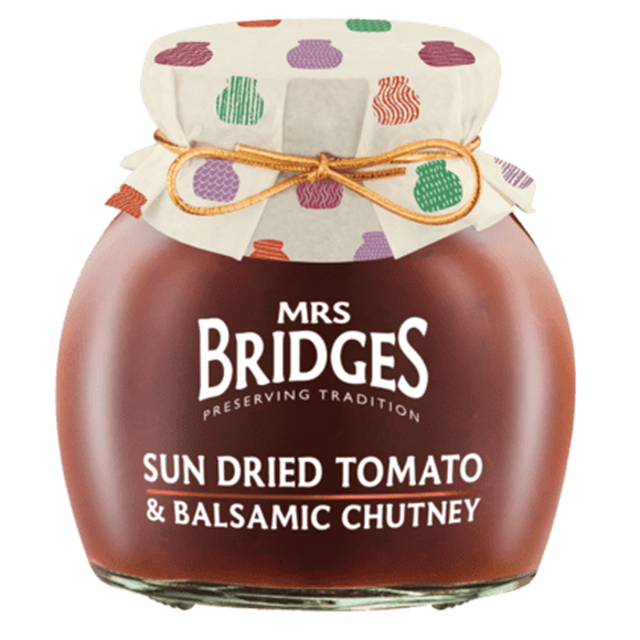 Mrs Bridges Sun Dried Tomato and Balsamic Chutney - 280g