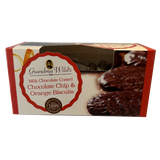 Grandma Wild's - Milk Chocolate Coated Chocolate Chip & Orange Biscuits - 150g