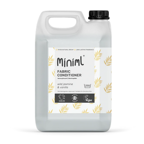 Fabric Conditioner by Miniml - Wild Jasmine & Vanilla - 100ml, 1L & 5L