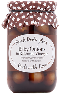 Mrs Darlington's Baby Onions in Balsamic Vinegar - 450g, drained 230g