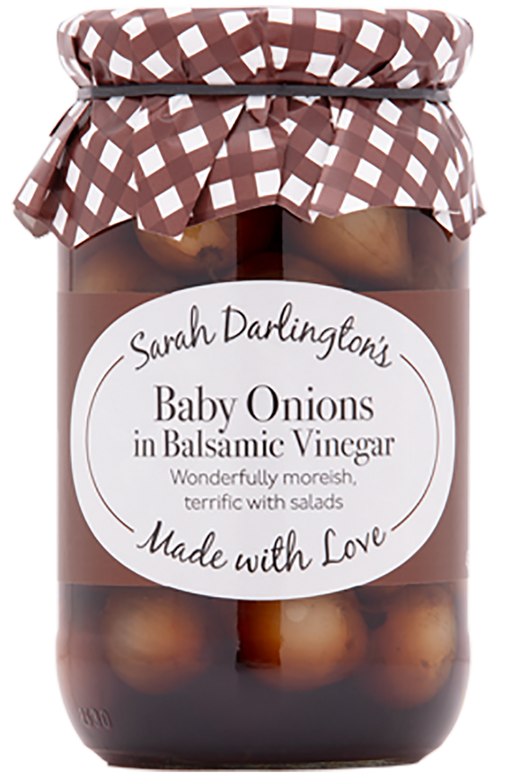 Mrs Darlington's Baby Onions in Balsamic Vinegar - 450g, drained 230g