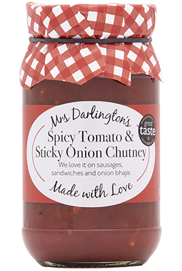 Mrs Darlington's Spicy Tomato & Sticky Onion Chutney - 312g