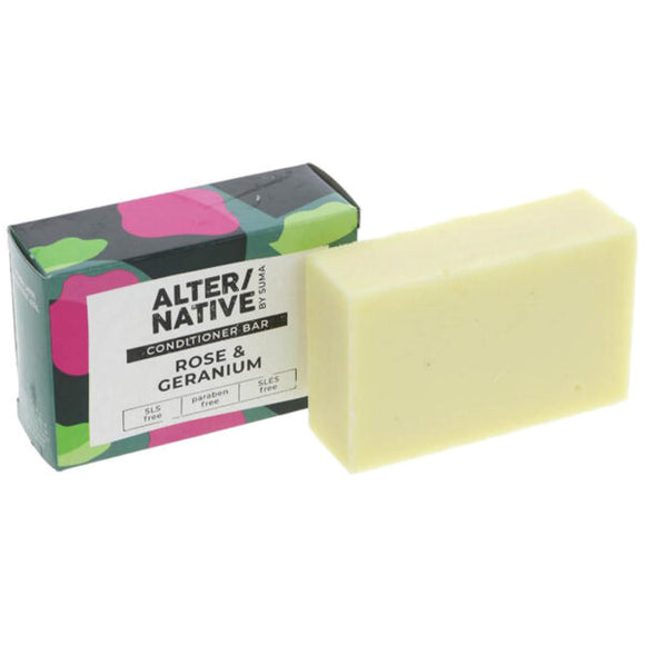 Rose and Geranium Conditioner Bar by Alter/native - 90g