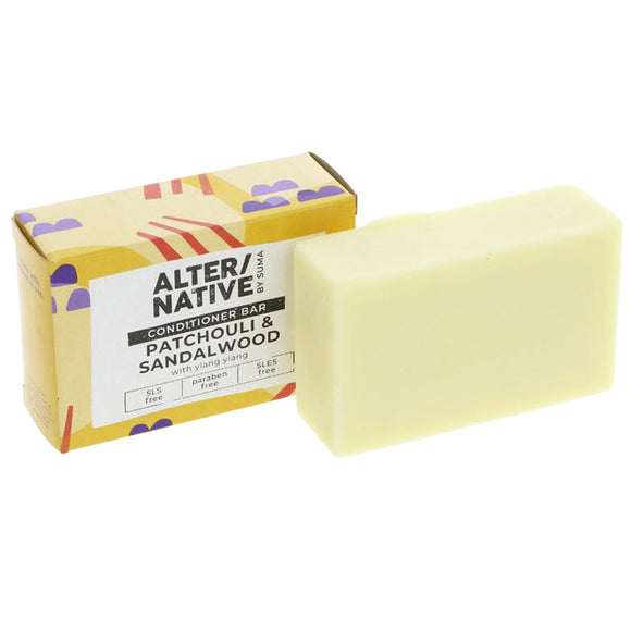 Patchouli and Sandalwood Conditioner Bar by Alter/native - 90g