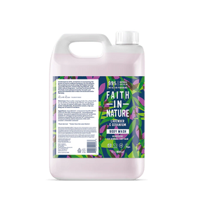 Body Wash by Faith in Nature - Lavender & Geranium - 100ml and 5L