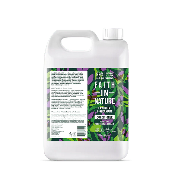 Conditioner by Faith in Nature - Lavender & Geranium 100ml & 5L