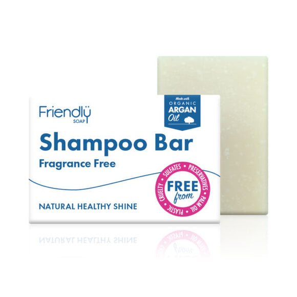 Friendly Soap - Fragrance Free Shampoo Bar 95g