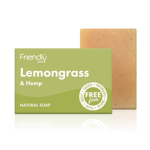 Friendly Soap - Lemongrass and Hemp Soap 95g