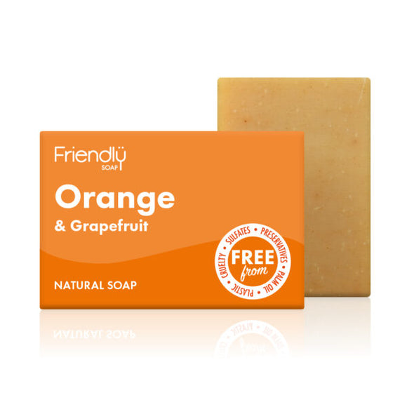 Friendly Soap - Orange & Grapefruit Soap 95g