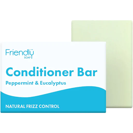 Friendly Soap - Peppermint & Eucalyptus Conditioner Bar 90g