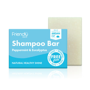 Friendly Soap - Peppermint and Eucalyptus Shampoo Bar 95g