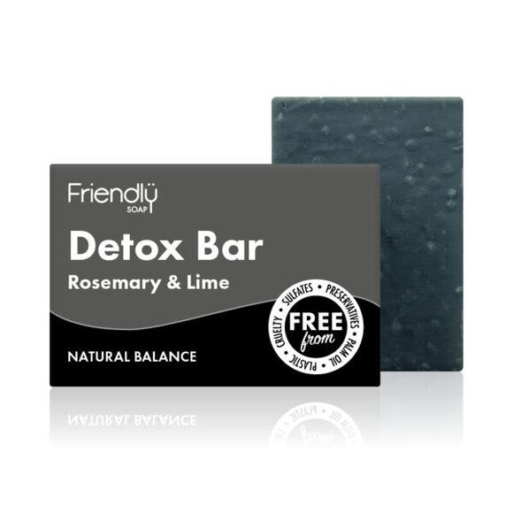 Friendly Soap - Rosemary and Lime Detox Bar 95g