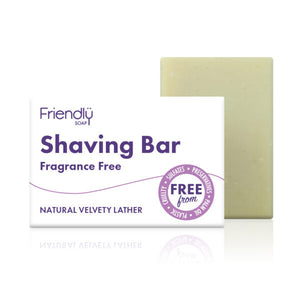 Friendly Soap - Shaving Bar, Fragrance Free 95g