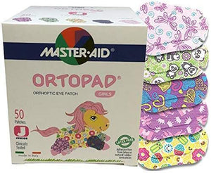 Ortopad Girls Eye Patches (Pack of 50) - Various Sizes