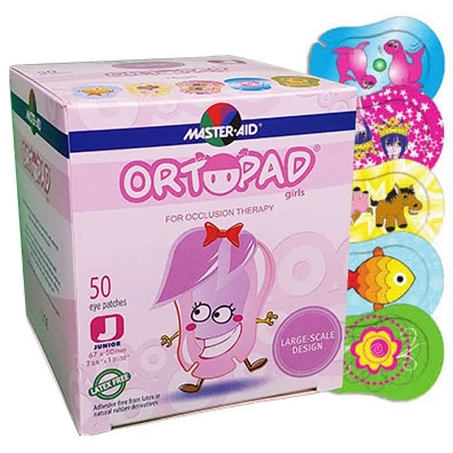 Ortopad Large Scale Girls Eye Patches (Pack of 50) - Various Sizes