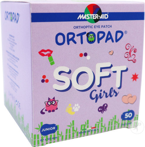 Ortopad Soft Girls Eye Patches (Pack of 50) - Various Sizes