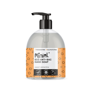 Anti-Bac Hand Soap by Miniml - Sweet Clementine 100ml, 500ml & 5L