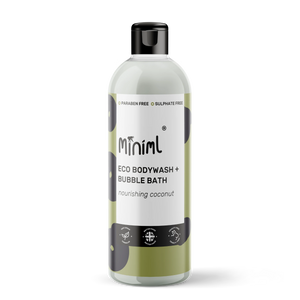 Body Wash & Bubble Bath by Miniml - Nourishing Coconut - 100ml, 500ml & 5L