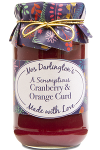 Mrs Darlington's Cranberry & Orange Curd - Gold Tie