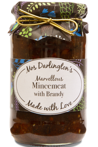Mrs Darlington's Mincemeat with Brandy - Christmas Gold Tie