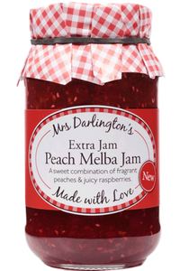 Mrs Darlington's - Peach Melba Jam (Gluten Free)