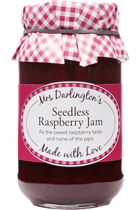 Mrs Darlington's - Seedless Raspberry Jam (Gluten Free)