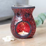 Red Crackle Glass - Wax Melt / Oil Burner